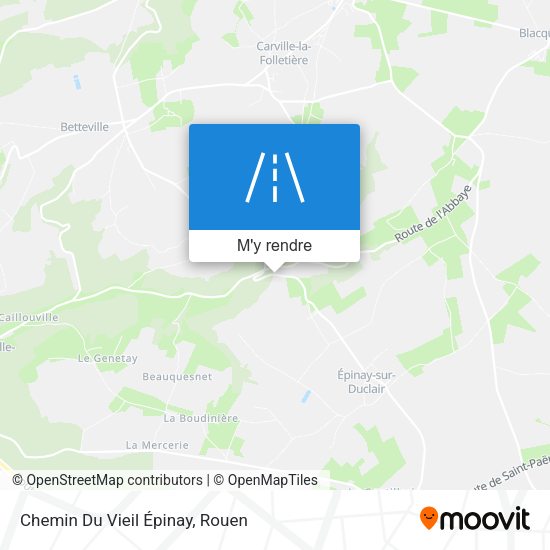 Chemin Du Vieil Épinay plan