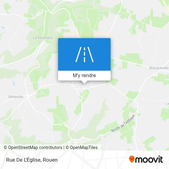 Rue De L'Église plan