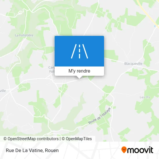 Rue De La Vatine plan