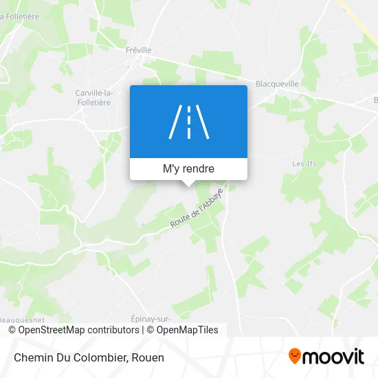 Chemin Du Colombier plan