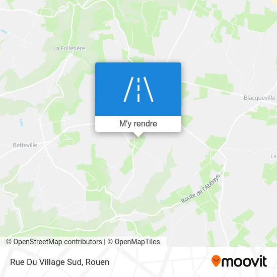 Rue Du Village Sud plan