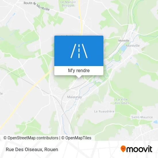 Rue Des Oiseaux plan