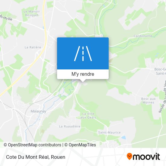 Cote Du Mont Réal plan