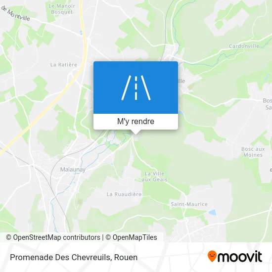 Promenade Des Chevreuils plan