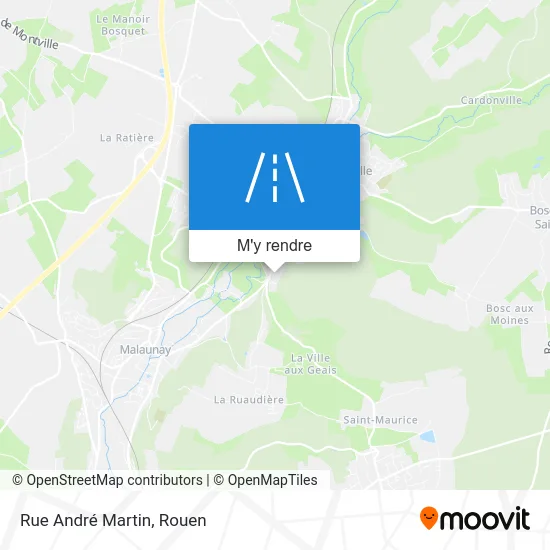 Rue André Martin plan