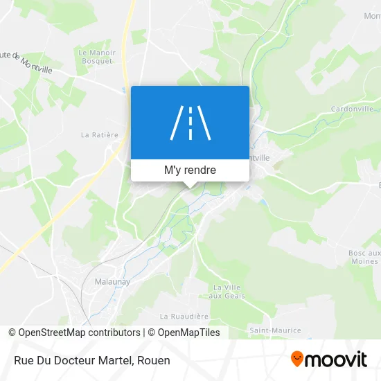 Rue Du Docteur Martel plan