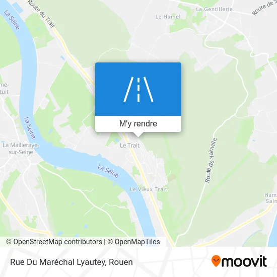 Rue Du Maréchal Lyautey plan