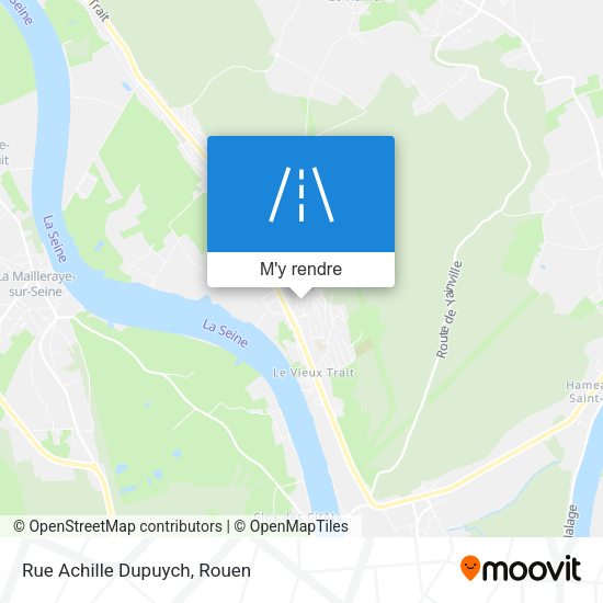 Rue Achille Dupuych plan