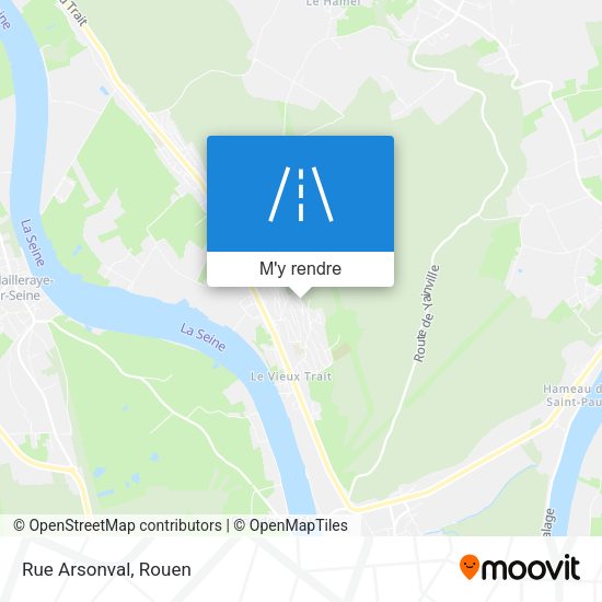 Rue Arsonval plan