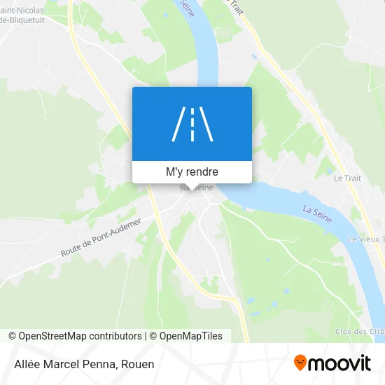 Allée Marcel Penna plan