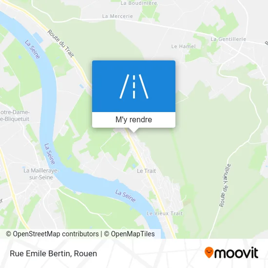 Rue Emile Bertin plan