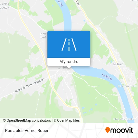 Rue Jules Verne plan