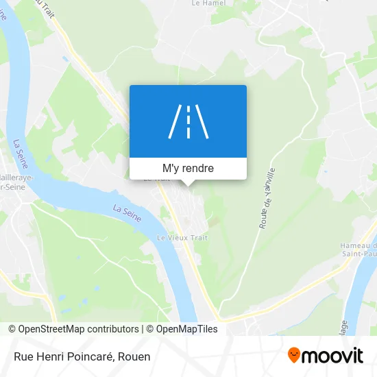 Rue Henri Poincaré plan