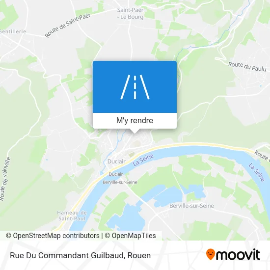 Rue Du Commandant Guilbaud plan