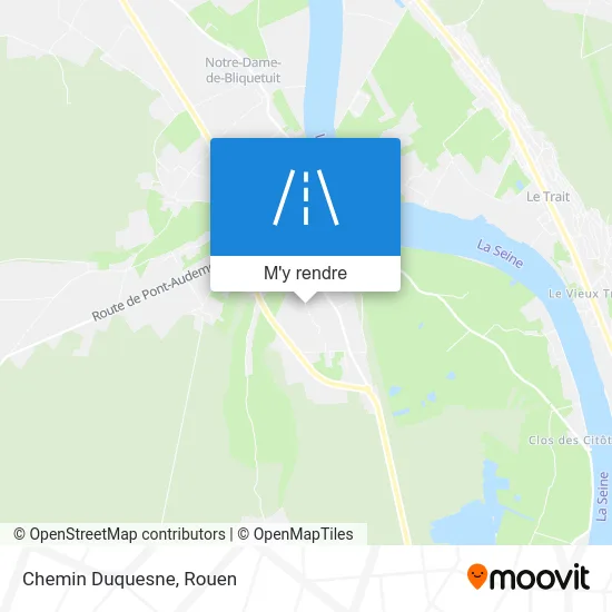 Chemin Duquesne plan