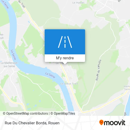 Rue Du Chevalier Borda plan