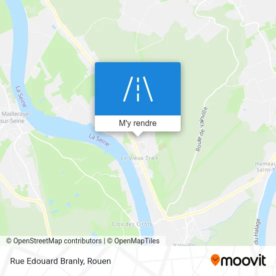 Rue Edouard Branly plan