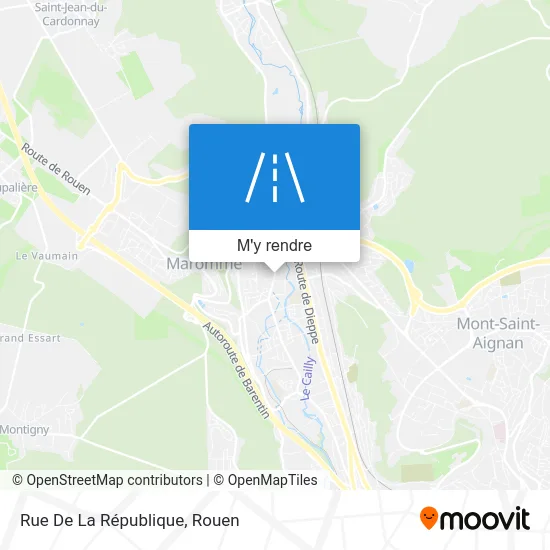 Rue De La République plan