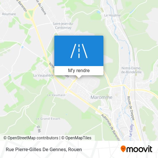 Rue Pierre-Gilles De Gennes plan