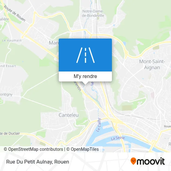 Rue Du Petit Aulnay plan