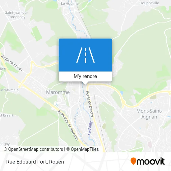 Rue Édouard Fort plan