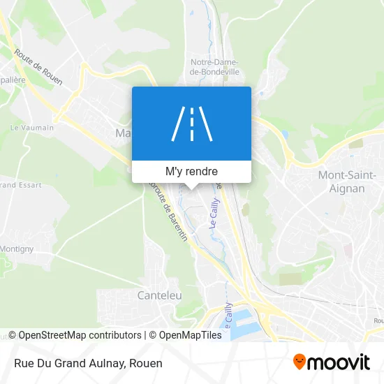 Rue Du Grand Aulnay plan