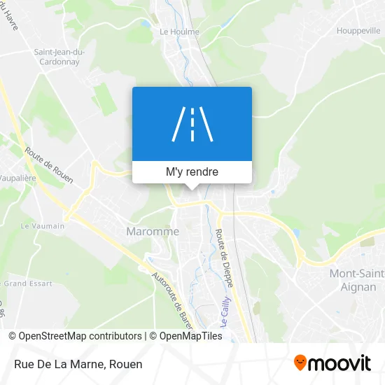 Rue De La Marne plan