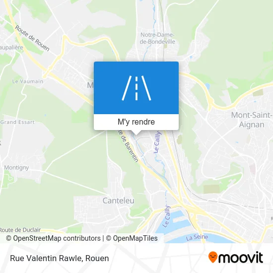 Rue Valentin Rawle plan