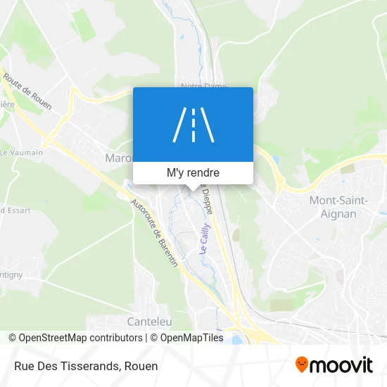 Rue Des Tisserands plan