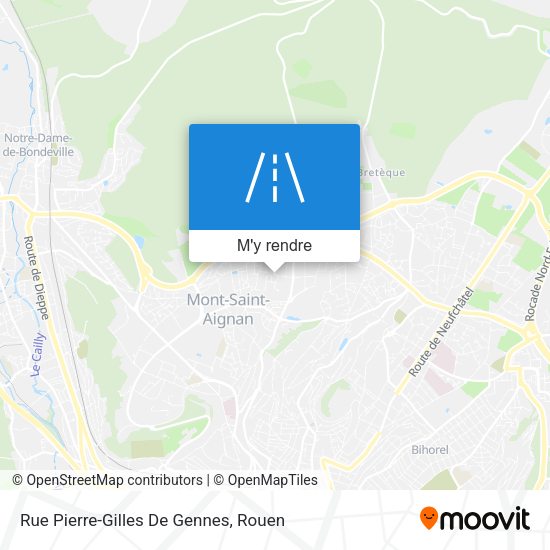 Rue Pierre-Gilles De Gennes plan