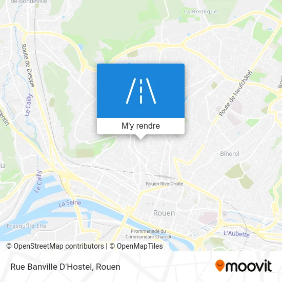 Rue Banville D'Hostel plan