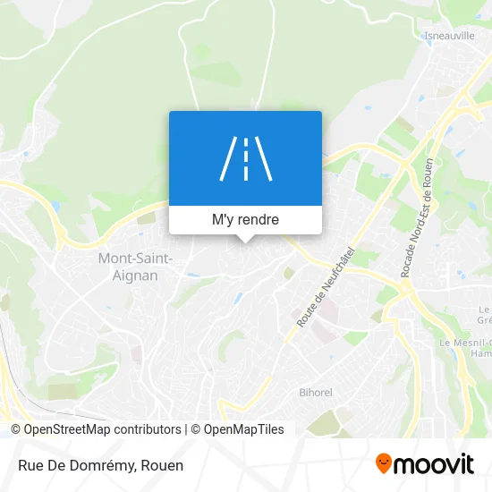 Rue De Domrémy plan