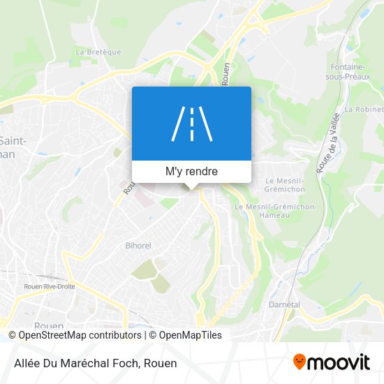 Allée Du Maréchal Foch plan