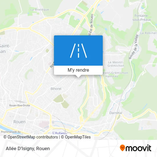 Allée D'Isigny plan