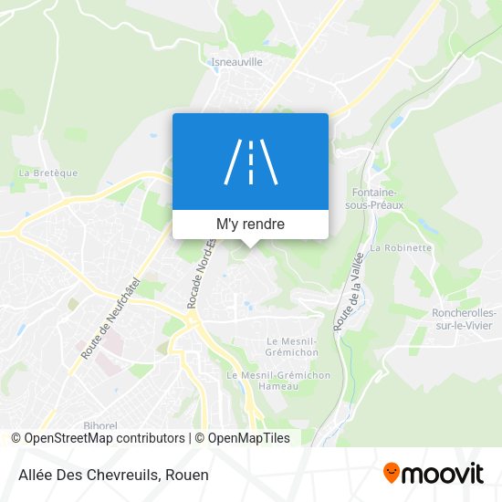 Allée Des Chevreuils plan
