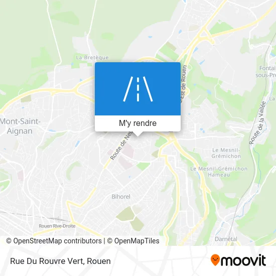 Rue Du Rouvre Vert plan