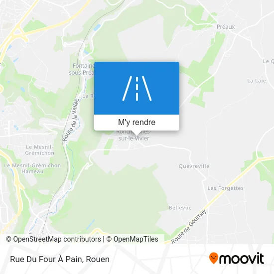 Rue Du Four À Pain plan