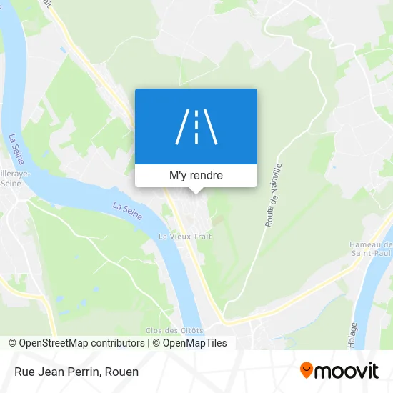 Rue Jean Perrin plan