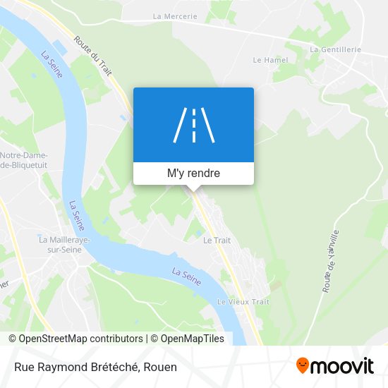 Rue Raymond Brétéché plan