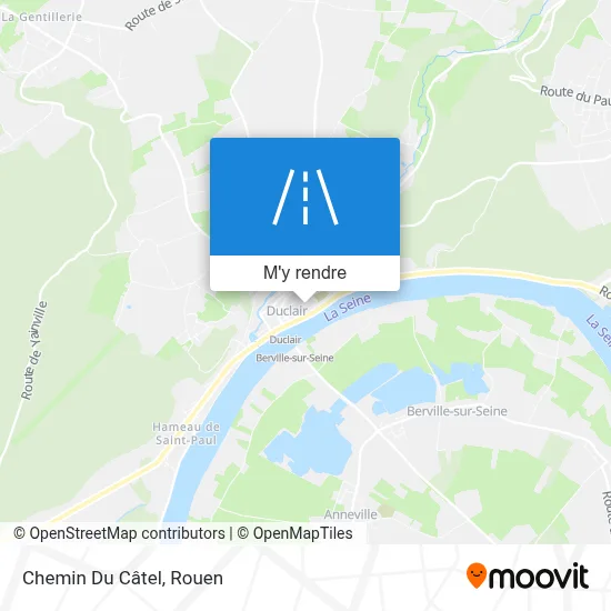 Chemin Du Câtel plan