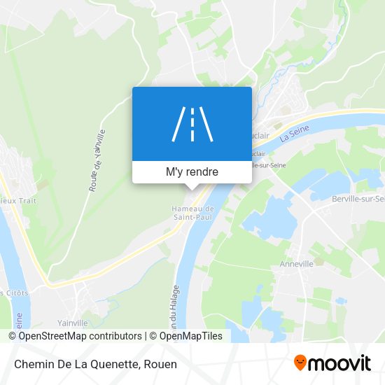 Chemin De La Quenette plan