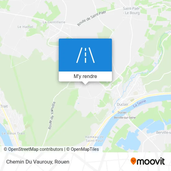 Chemin Du Vaurouy plan