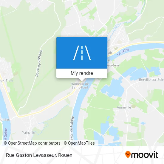 Rue Gaston Levasseur plan