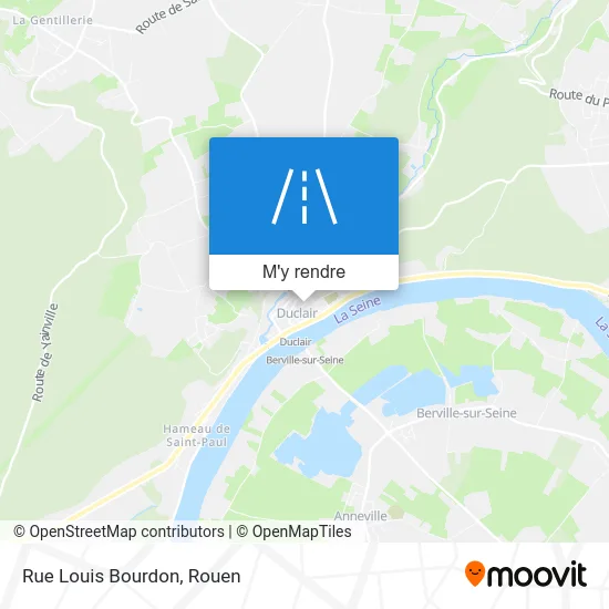 Rue Louis Bourdon plan