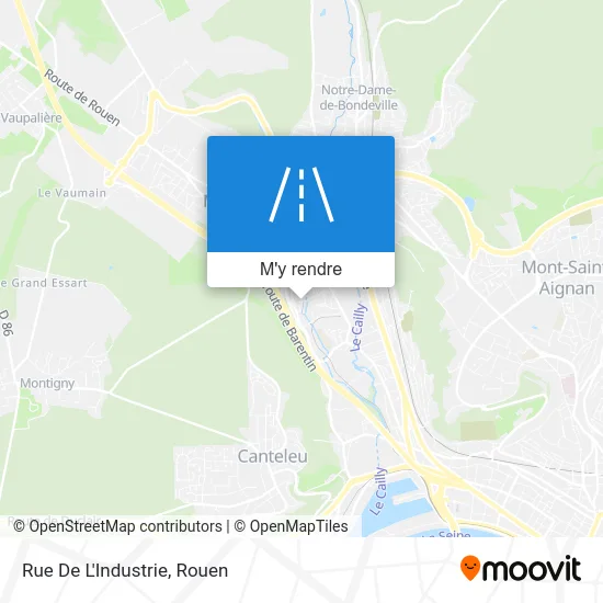 Rue De L'Industrie plan