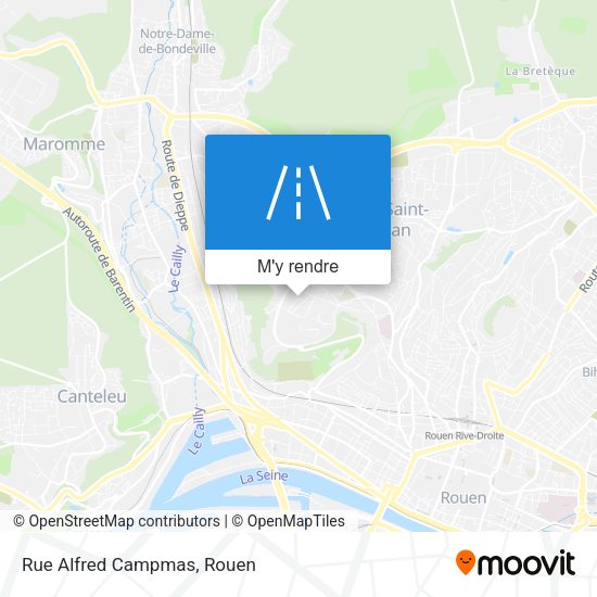 Rue Alfred Campmas plan