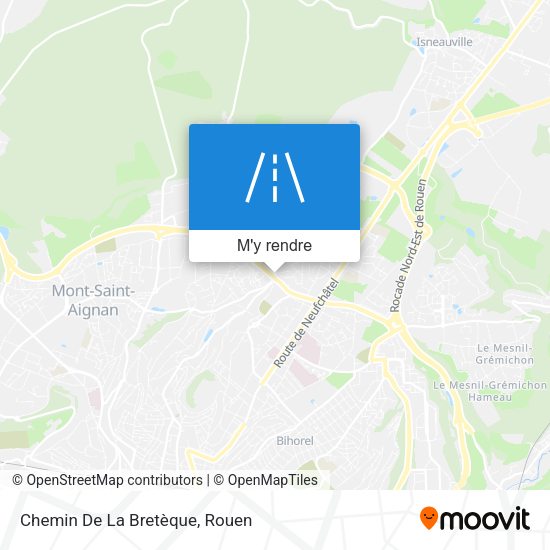 Chemin De La Bretèque plan