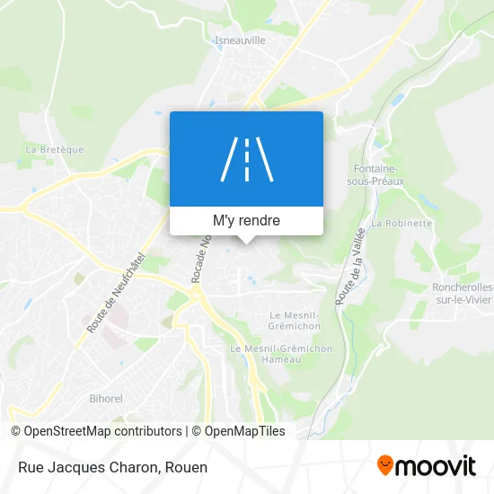 Rue Jacques Charon plan