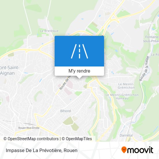 Impasse De La Prévotière plan
