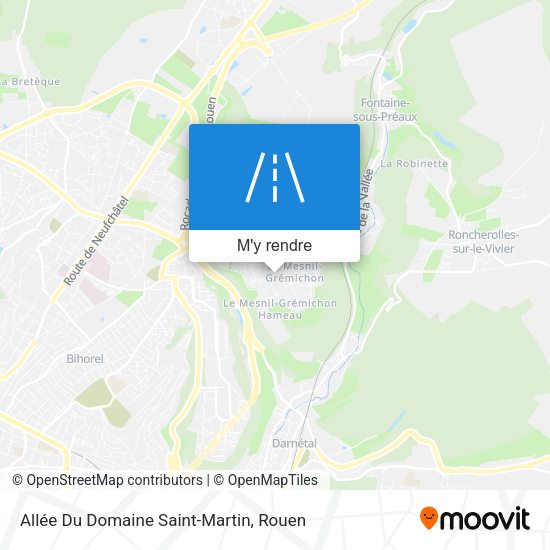 Allée Du Domaine Saint-Martin plan